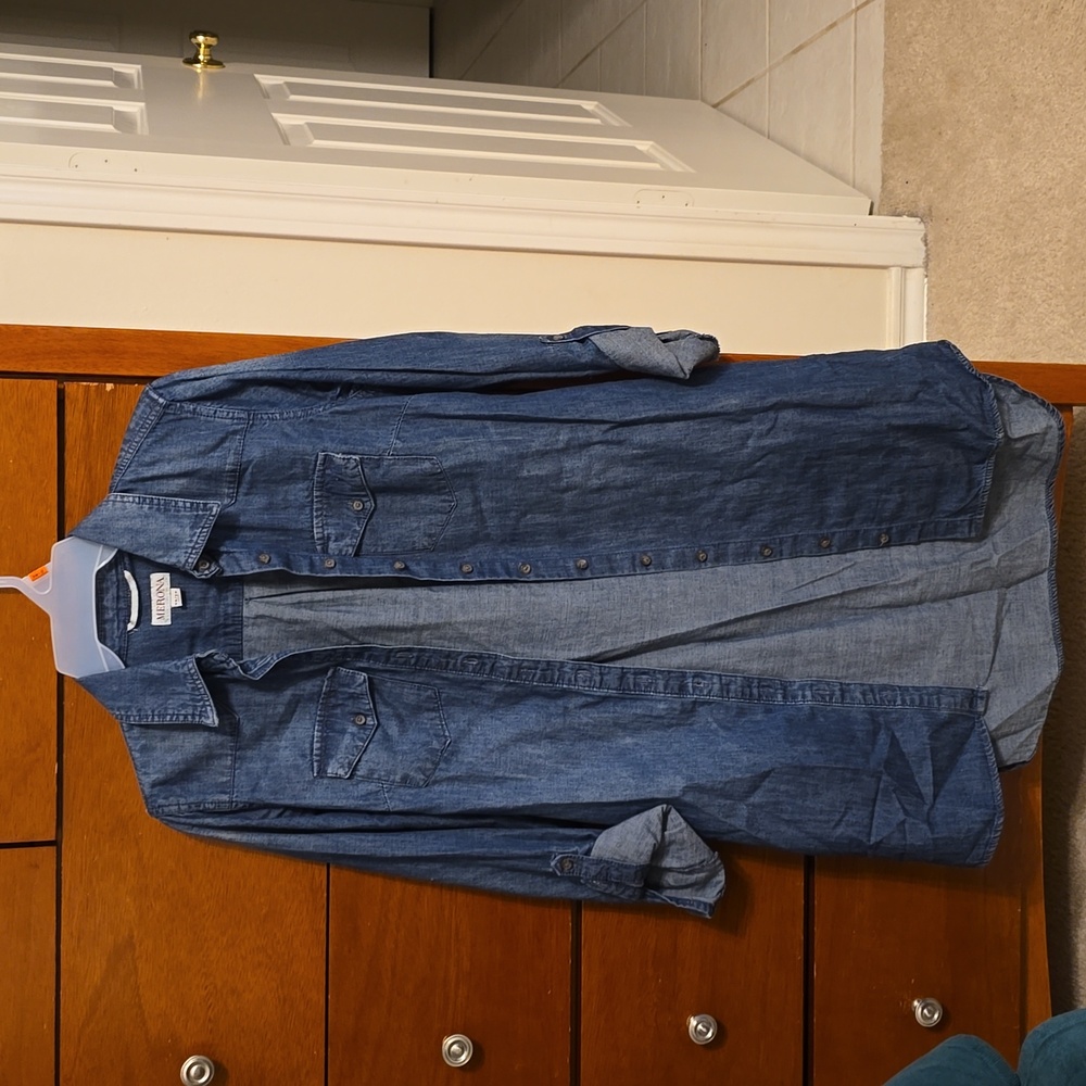 Denim Long Sleeve Dress